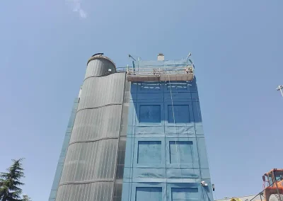 Montaje de plataforma para pintado fachada