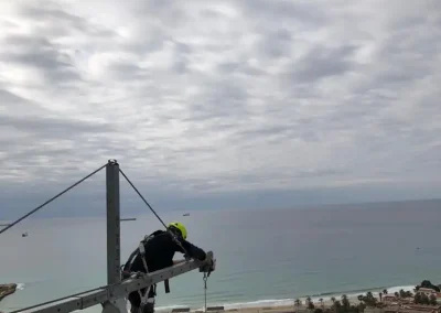 alquiler de pescante a gran altura